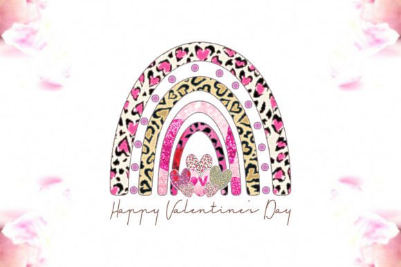 Download Happy Valentines Day  Rainbow PNG - Valentines day Collection
