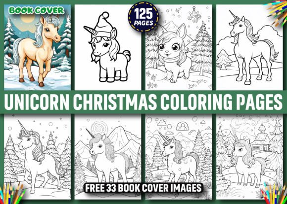 Download 125+ Unicorn Christmas Coloring Pages - Unicorn christmas Collection