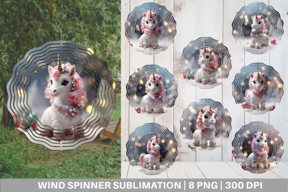 Download Wind Spinner Unicorn Christmas - Unicorn christmas Collection
