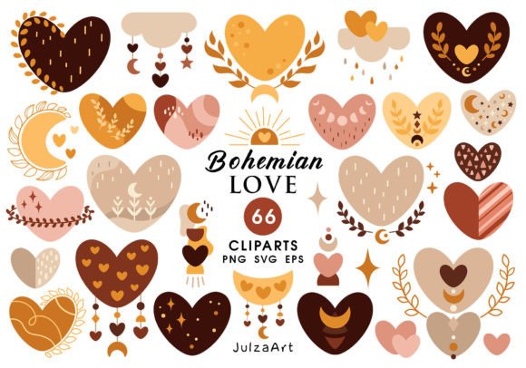 Download Boho Heart Clipart, Valentines Day Svg - Valentines day Collection