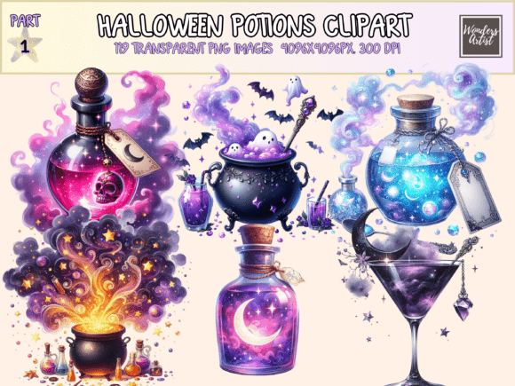 Download Halloween Potions Clipart - Premium Resources