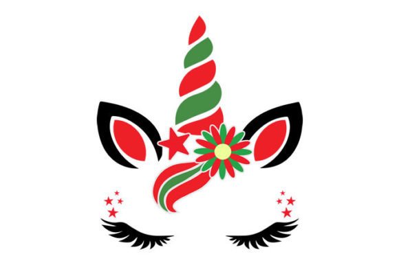 Download Unicorn Christmas, Silhouette, Design Ve - Unicorn christmas Collection