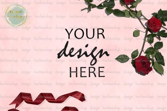 Download Mother’s Day Rose Background Mockup - Rose background Collection